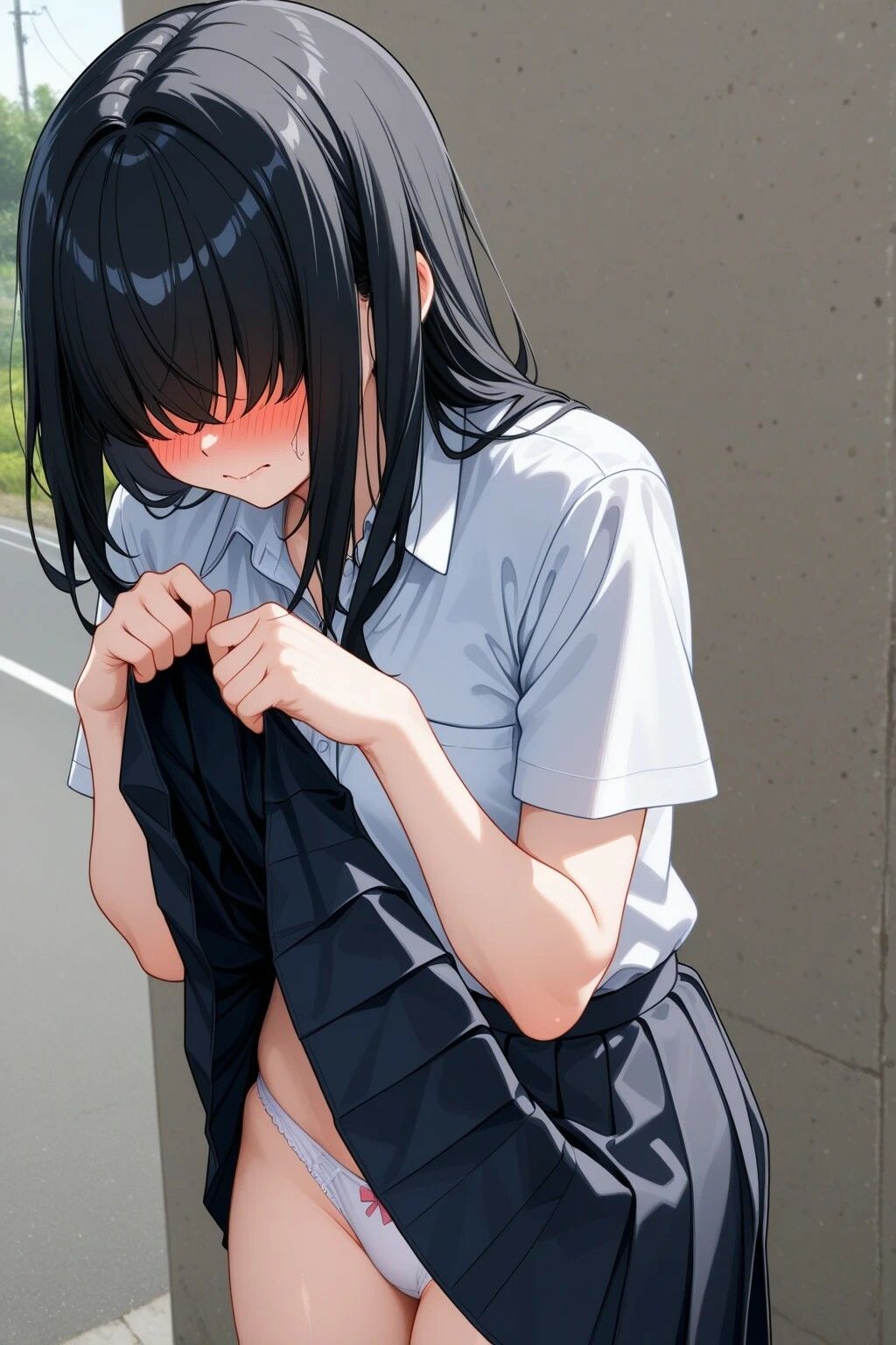 クラスの地味な女子にぱんつ見せてもらう写真集55枚 画像2