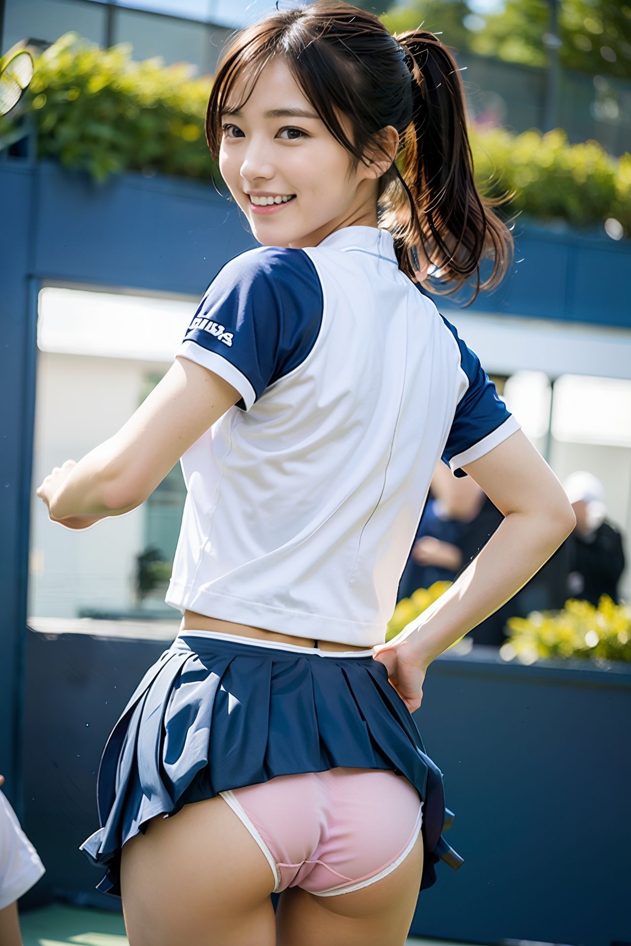 【動画】アンダースコートを忘れてしまった! 〜テニス部女子編〜 画像4