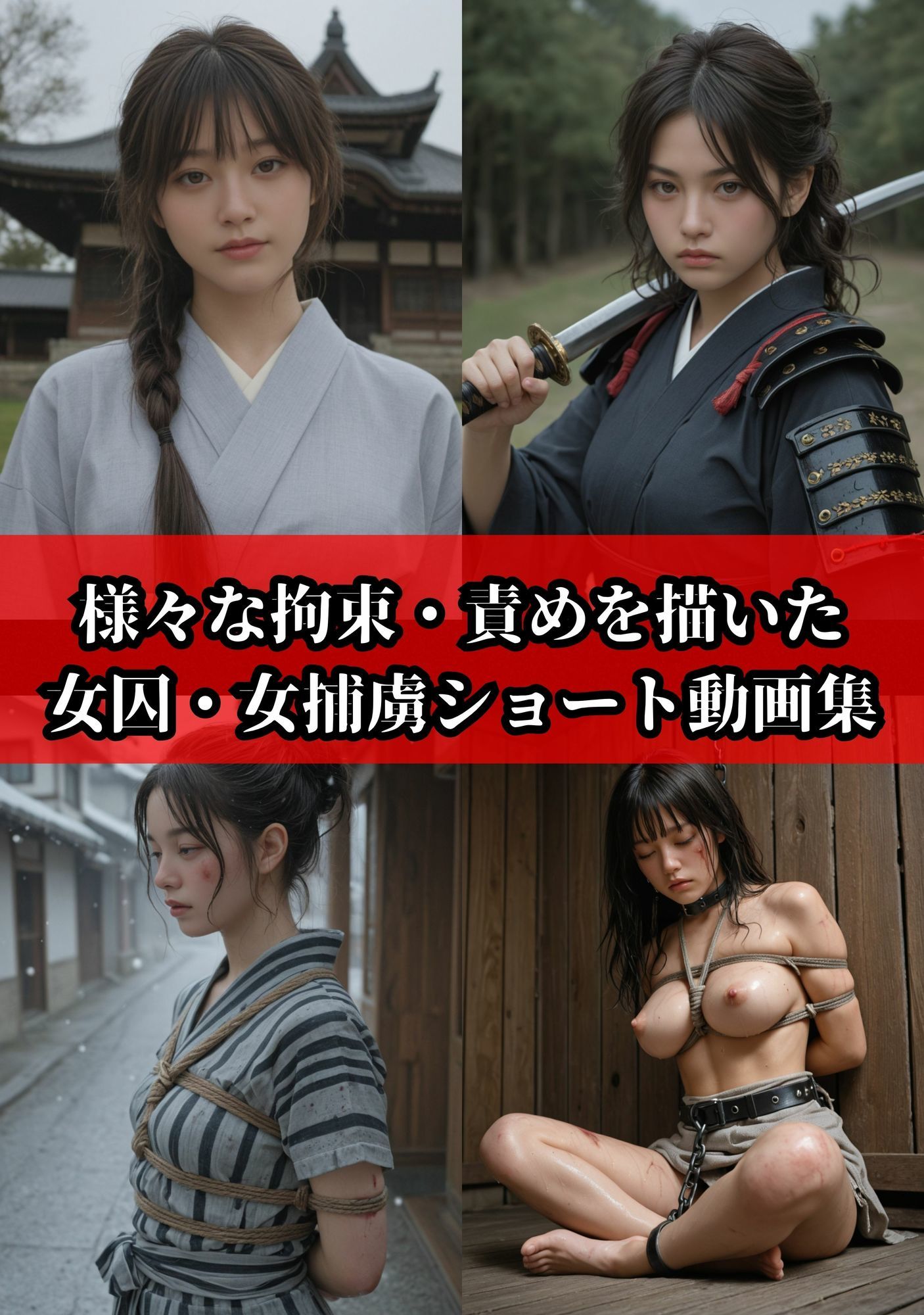 サンプル画像1:the BoundDolls3SR 〜和風美女拘束小動画集〜(拘束マニア商会) [d_690653]