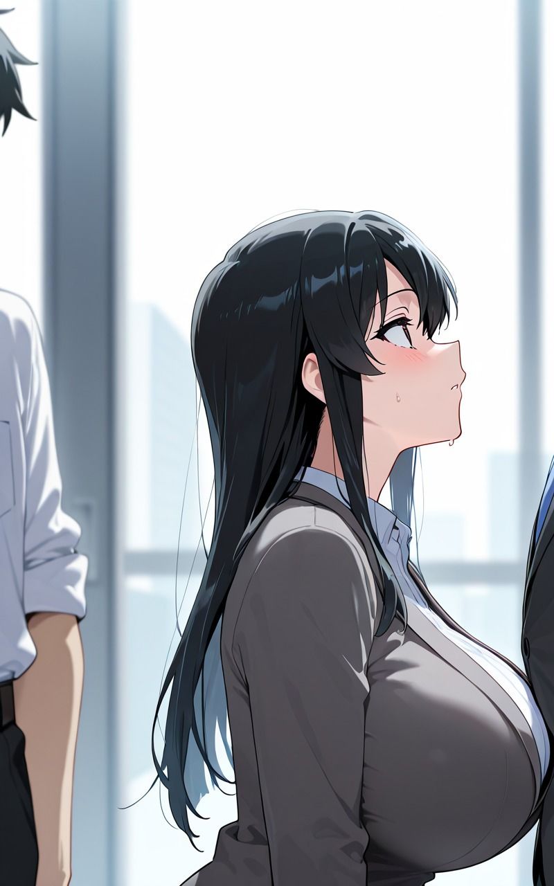 サンプル画像1:清楚な巨乳女上司に媚薬飲ませて発情SEX(紙灯工房) [d_690720]