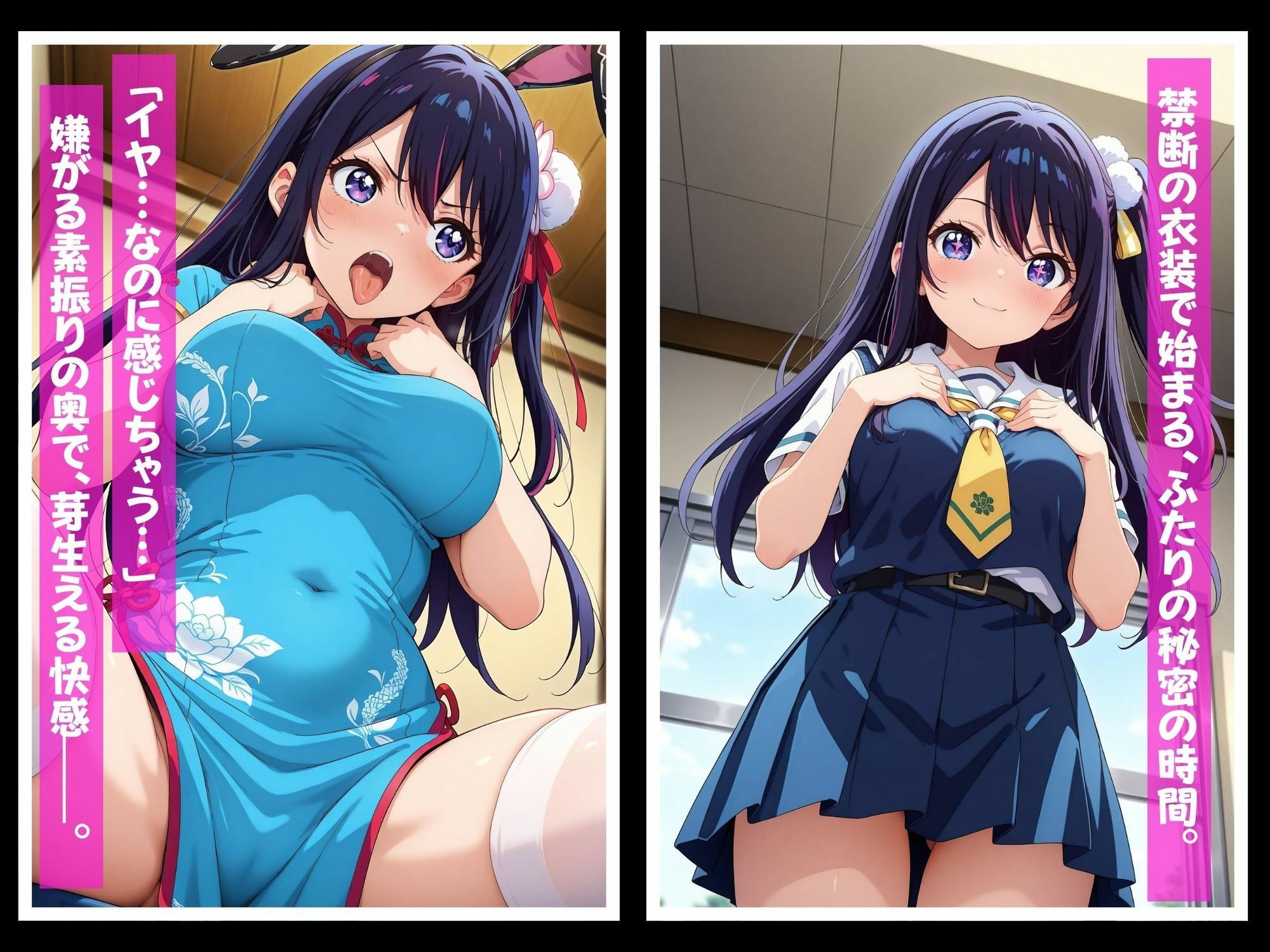 快感コスプレ部屋〜嫌がる彼女に着せてヤったら、何度もイッた〜星◯アイ編〜 画像2