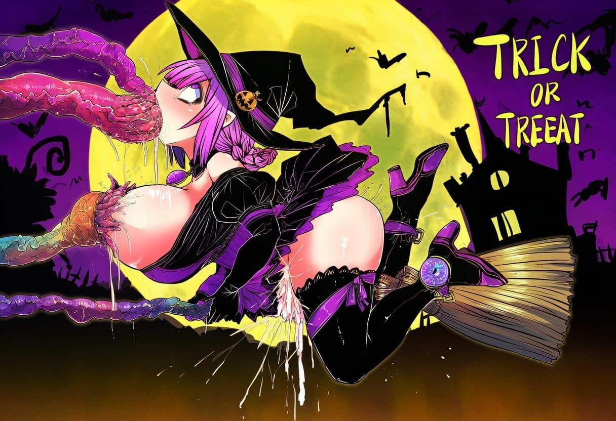【触手】落ちこぼれ魔女のハロウィンの夜 画像5