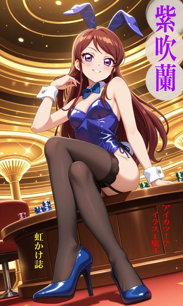 サンプル画像1:虹かけ誌  アイカツ！？  イラスト集4 紫吹蘭(九情承太郎商店) [d_690902]