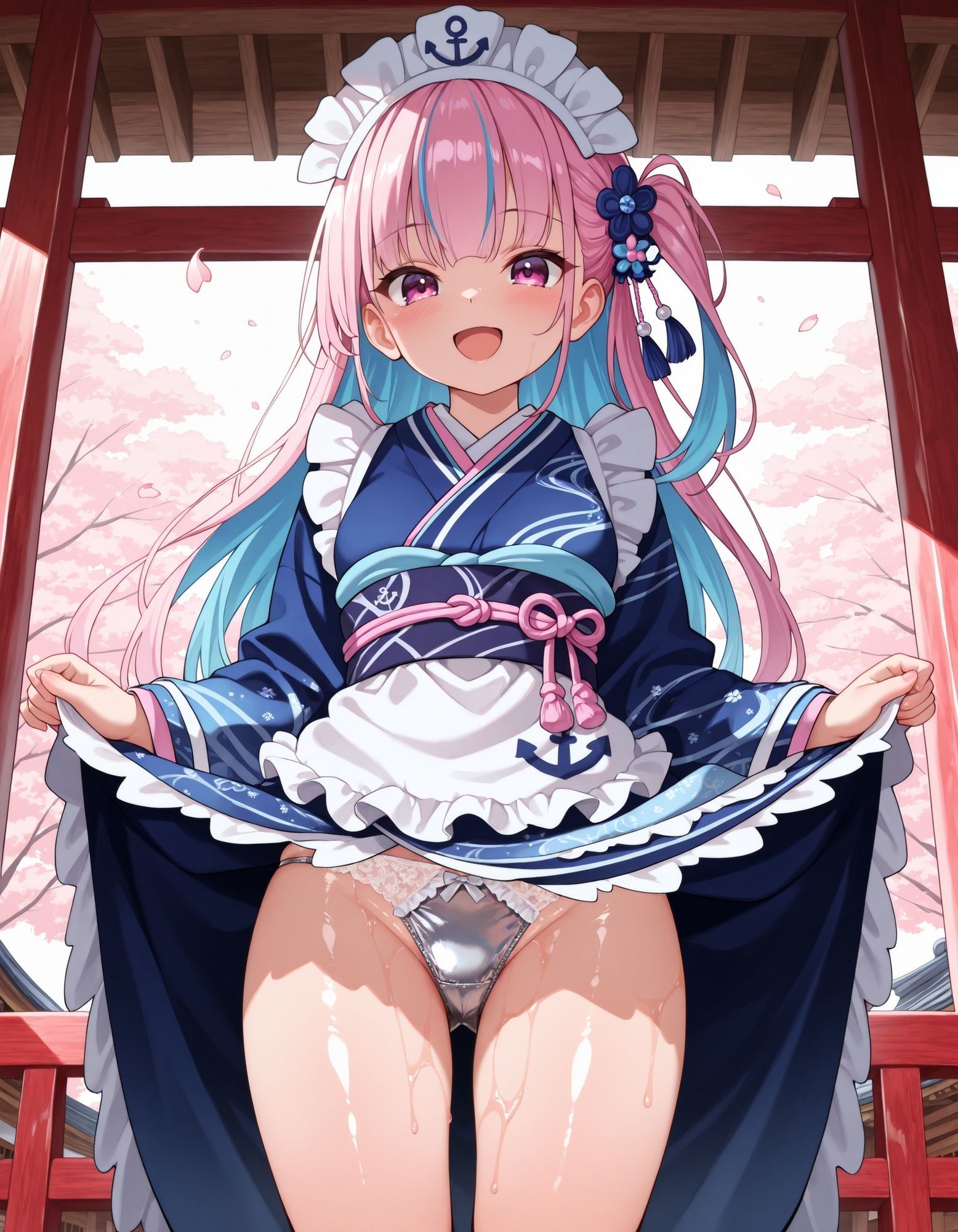 湊あ〇あのパンチラ 画像1