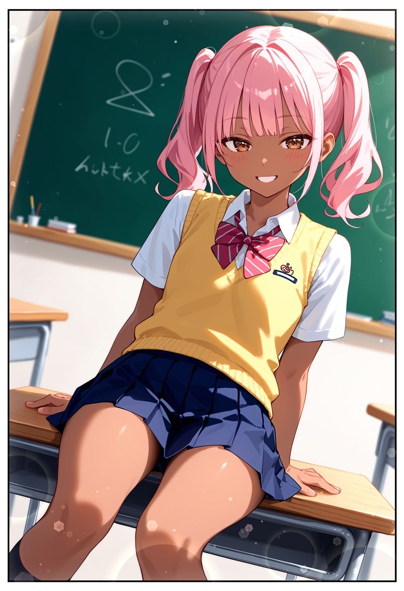 男の娘♂コレクション-黒ギャル男の娘★まことくん- 画像1