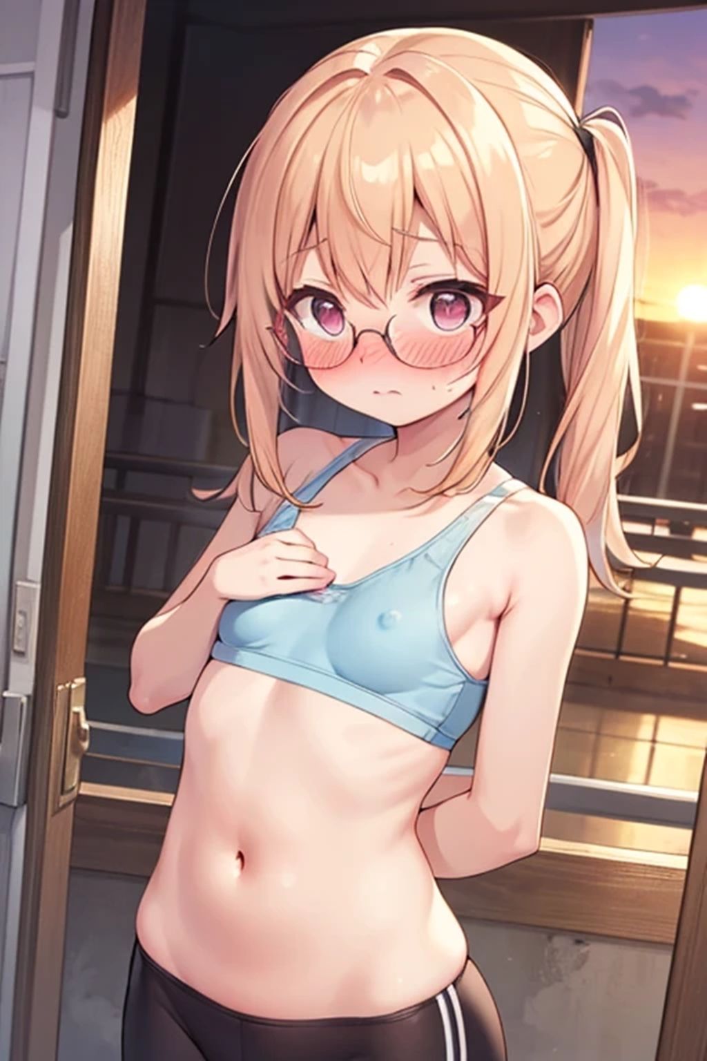 サンプル画像5:スポブラの専属モデルになったら【着エロ】どころじゃなかった件(くまとねこ屋) [d_691093]