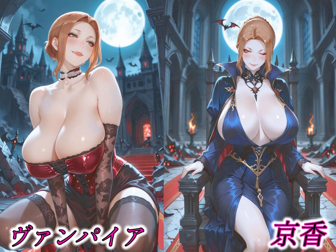 サンプル画像1:京香・結花・小春 Halloween Collection ヴァンパイア＆ホラーウェディング(春京ノ花橘) [d_691151]