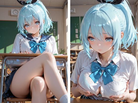 サンプル画像2:幼なじみの彼女との学校生活がエロ過ぎた件(女子高生のあ) [d_691177]