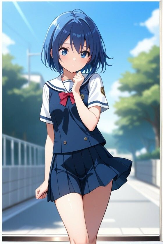 サンプル画像2:チア嬢の柔らかみ   4(美女の中指) [d_691298]