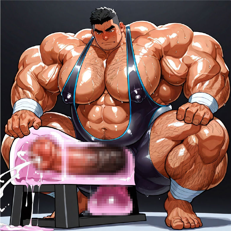 ガチムチ・マッチョ・ガチポチャゲイCG集74-種付け台特集 サンプル6