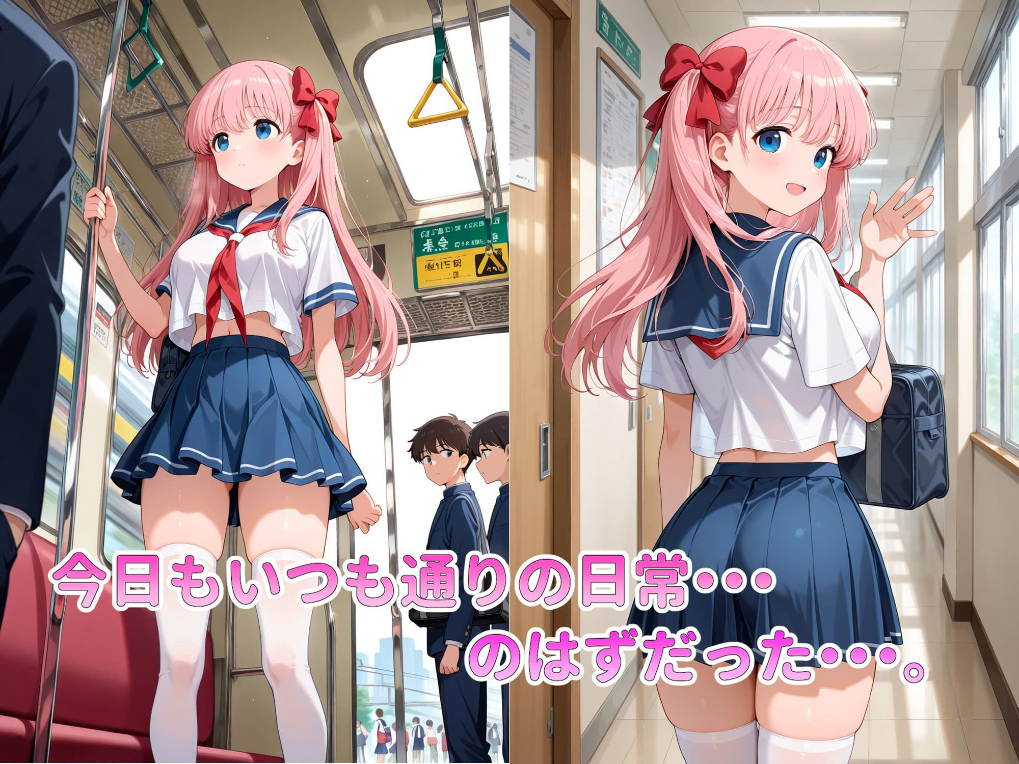 恐怖と快楽の電車内〜痴●で目覚めたワタシのカラダ〜原村和編 画像1