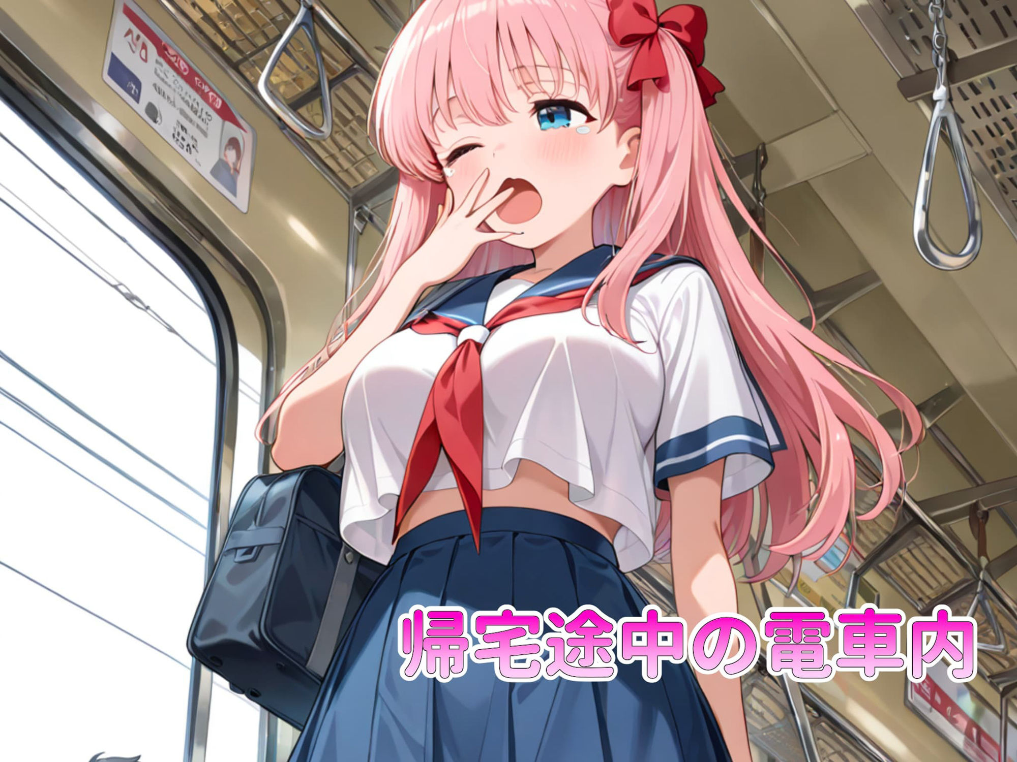 サンプル画像2:恐怖と快楽の電車内〜痴●で目覚めたワタシのカラダ〜原村和編(潮吹きラビリンス) [d_691433]