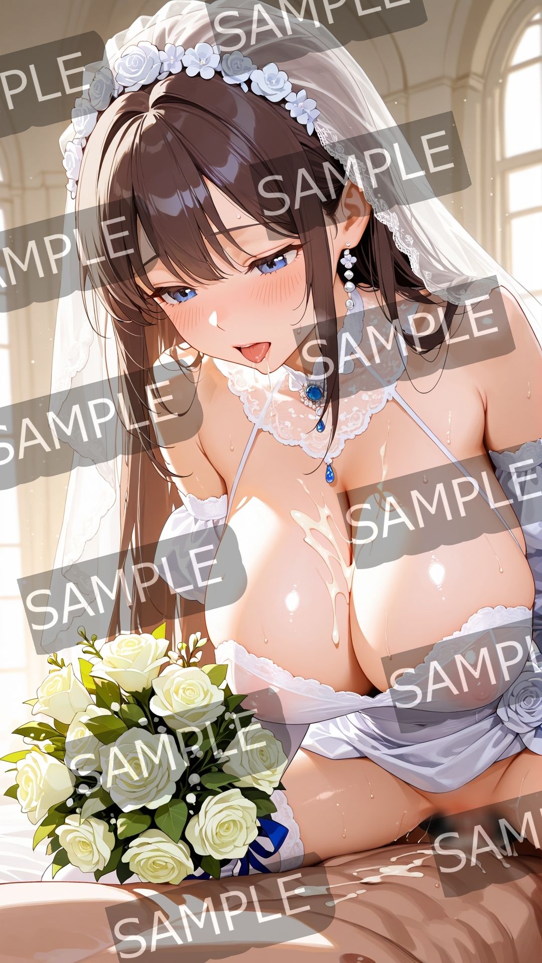 サンプル画像4:ウエディングドレス218枚セット(半月) [d_691434]