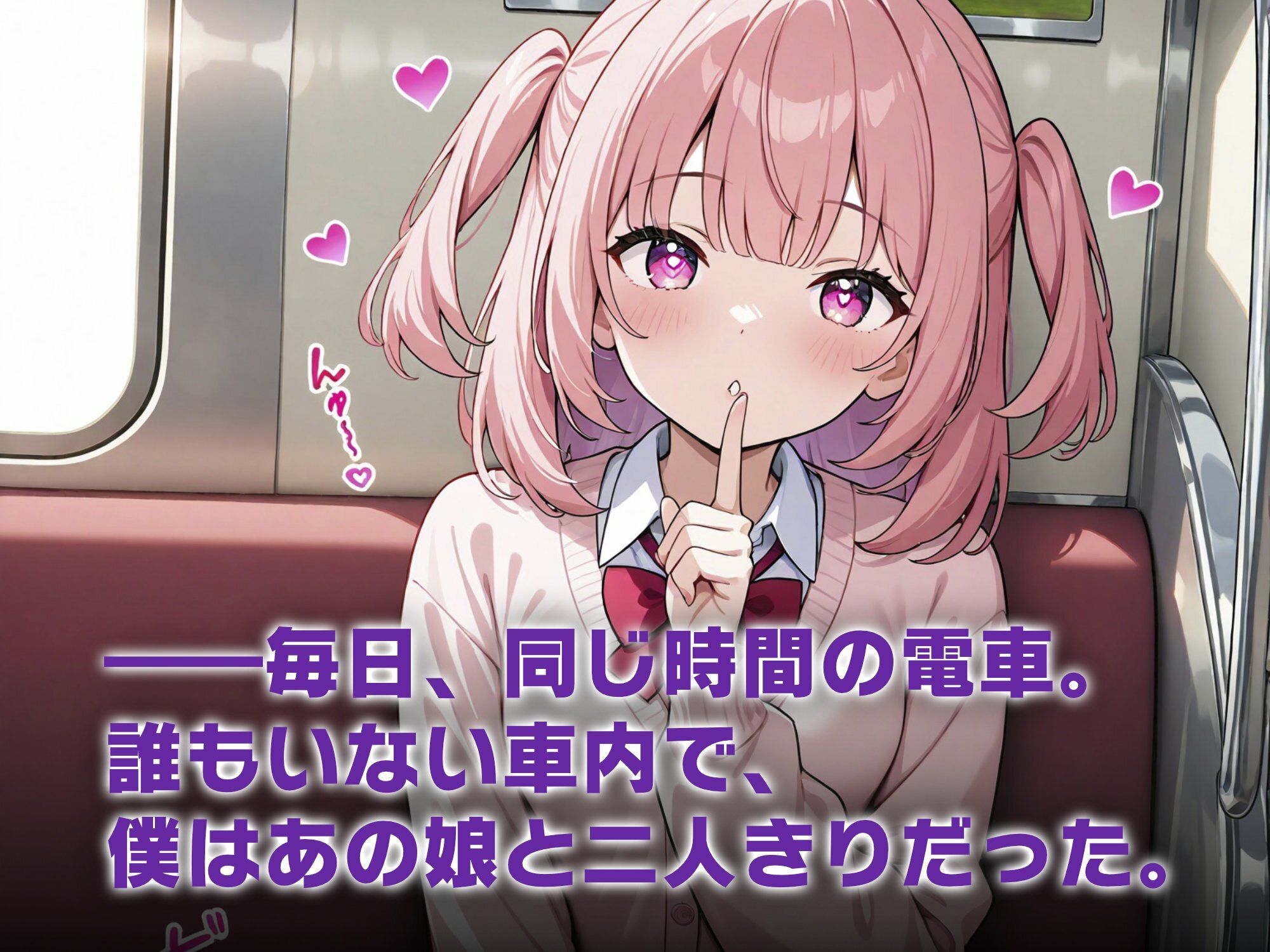 サンプル画像2:2人だけの電車で見せつけてくる娘に理性を失った僕は… 小梅つむぎ(はつゆき) [d_691592]