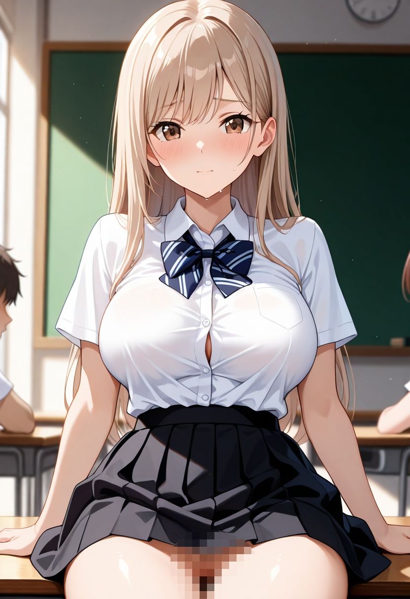 サンプル画像1:性教育学園  中出し  性指導  巨乳女子校生は好きですか(イトヒキマン) [d_691642]