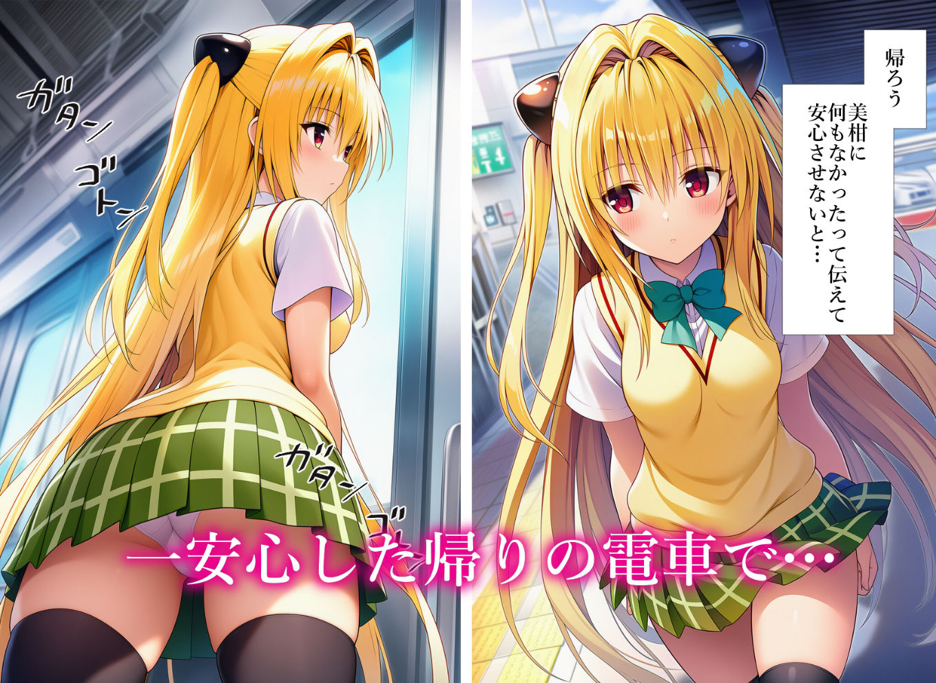 サンプル画像2:催〇列車  電車に乗っただけなのに  ヤ〇編(乳首王国) [d_691698]