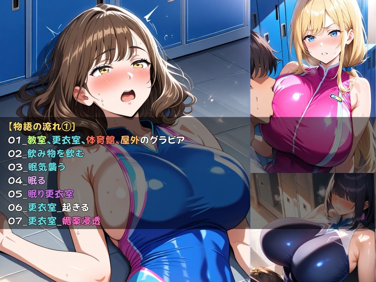 狙われた女子校生新体操部編 ─顧問の指導で一日中イかされ続けトロトロにされる巨乳JK─ 画像5