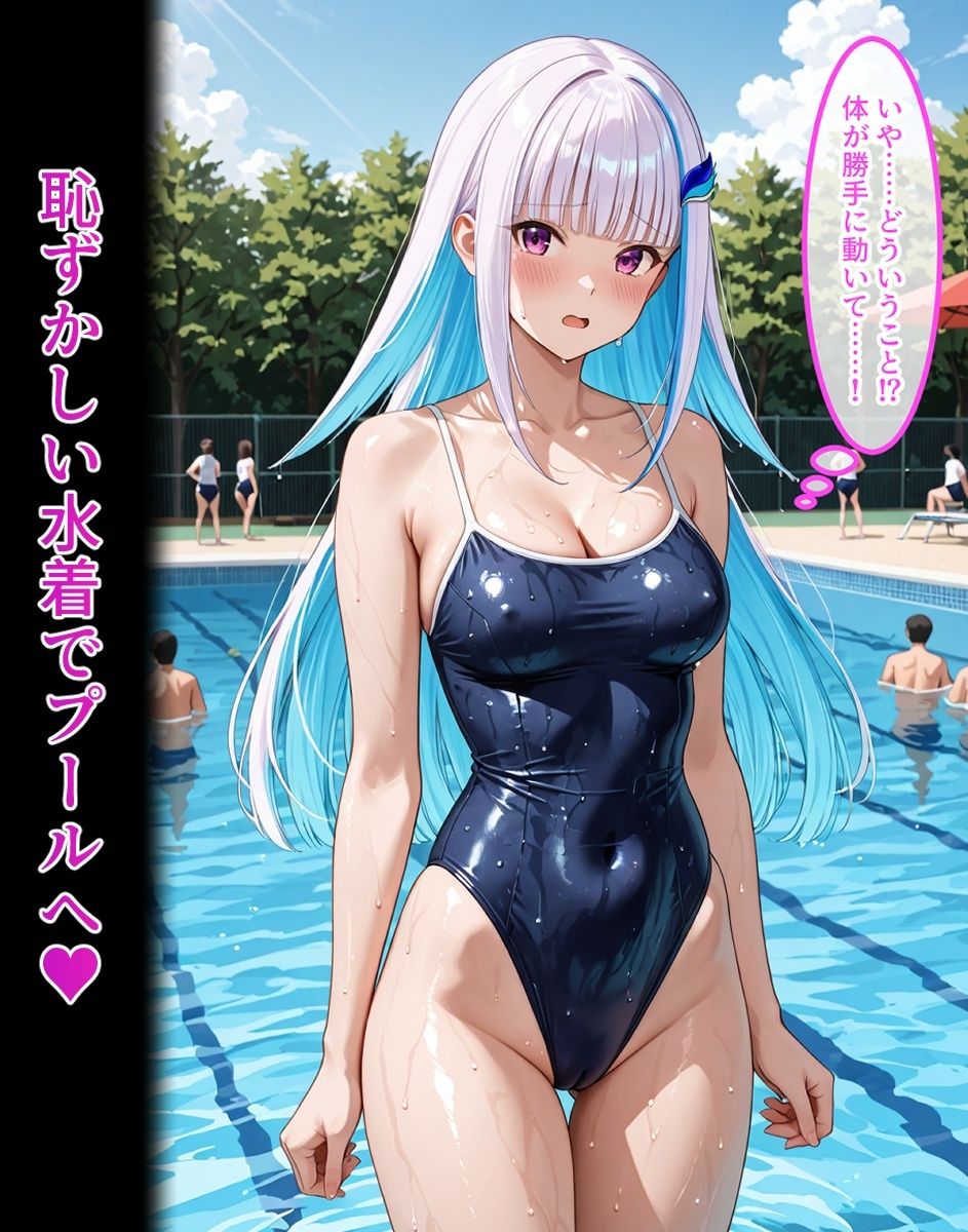 サンプル画像3:リ〇・ク〇ア【プールサイドで肉体操作シリーズ】(ティモ) [d_691725]