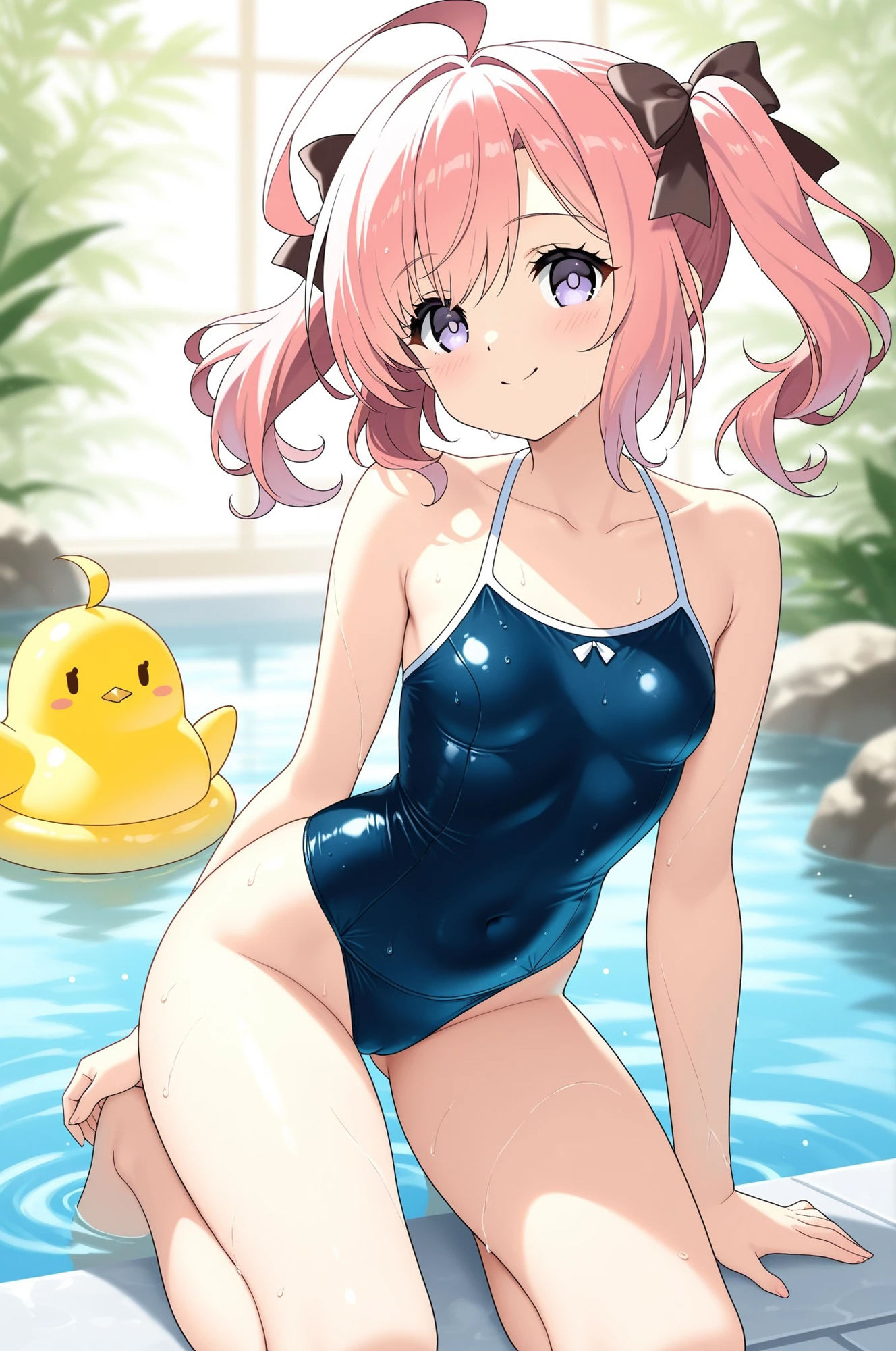 サンプル画像5:虹かけ誌  アズールレーン  イラスト集9 サラトガ    指揮官。サラトガは対魔忍ではありません(九情承太郎商店) [d_691743]