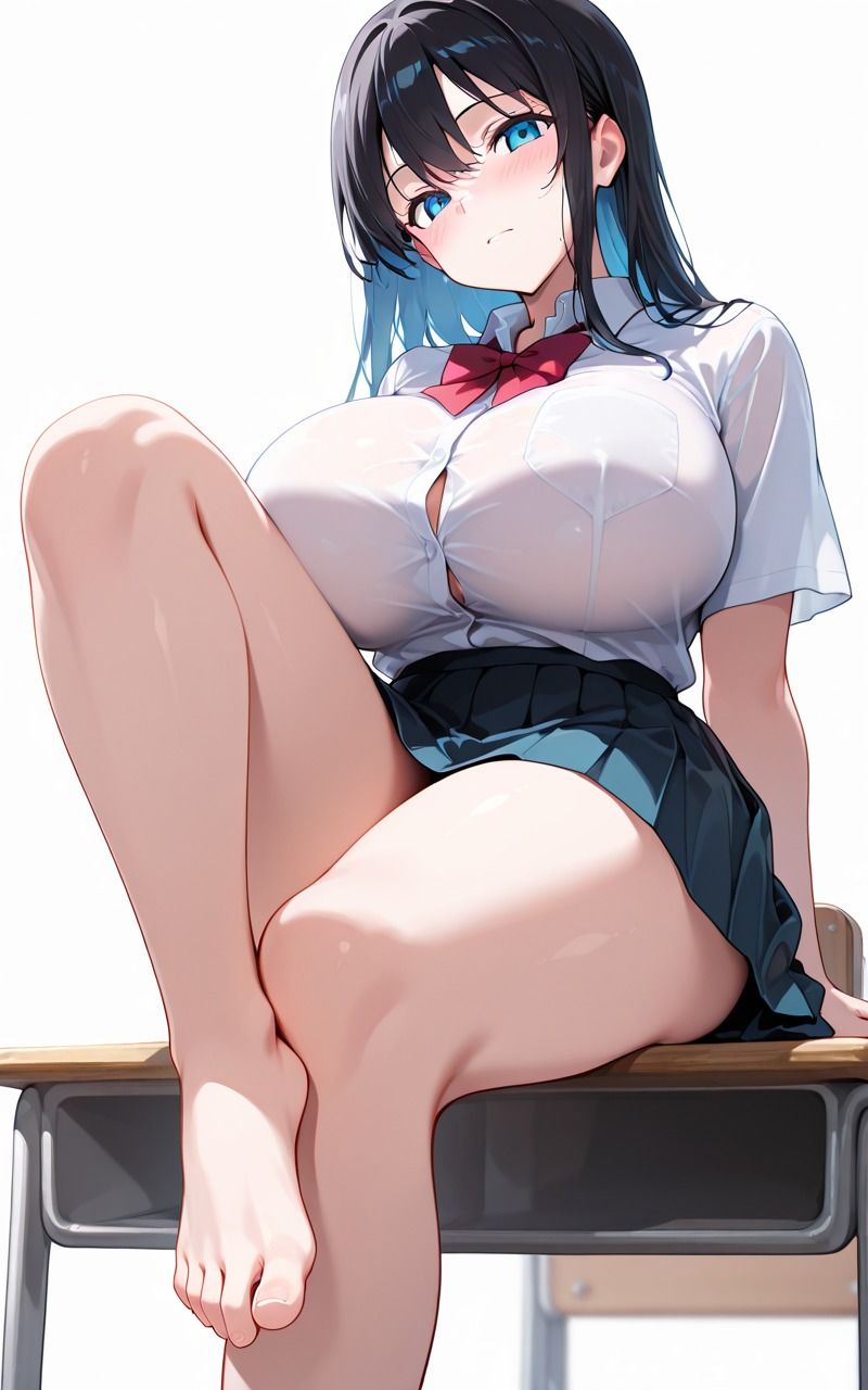 僕のデカすぎちんぽに巨根堕ちする巨乳JK 画像2