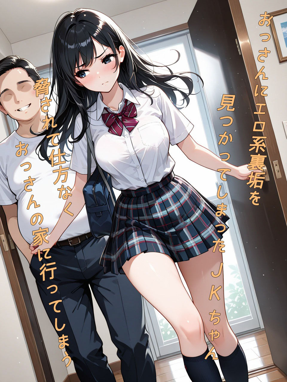 弱み握られ系JK、キモおじデカ〇ンでアヘ堕ちする 画像2