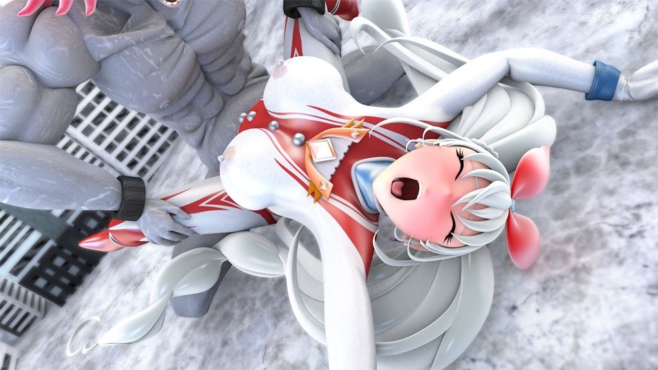 サンプル画像4:光の女神メロディナVSユニコーン星人その2(四次元少女ネオス) [d_691875]