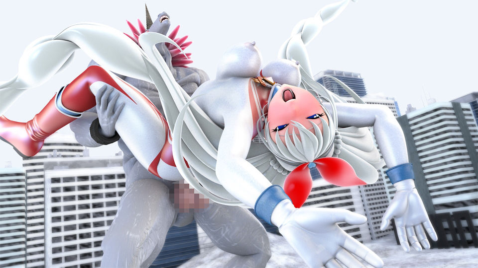 サンプル画像5:光の女神メロディナVSユニコーン星人その2(四次元少女ネオス) [d_691875]