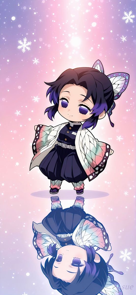 ぎゆしの冬のスマホ壁紙 サンプル2