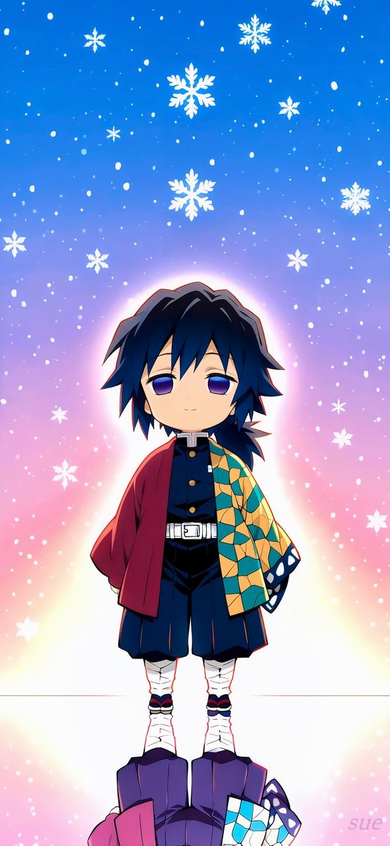 ぎゆしの冬のスマホ壁紙 サンプル4