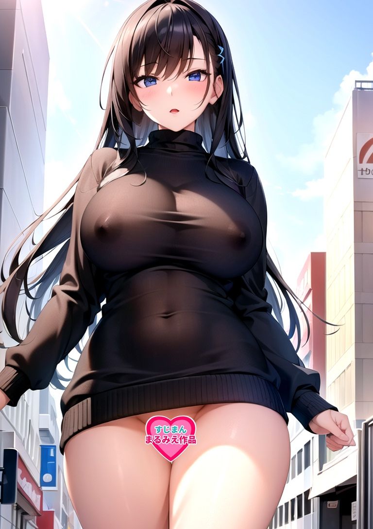 おま●こ丸出し散歩 画像1