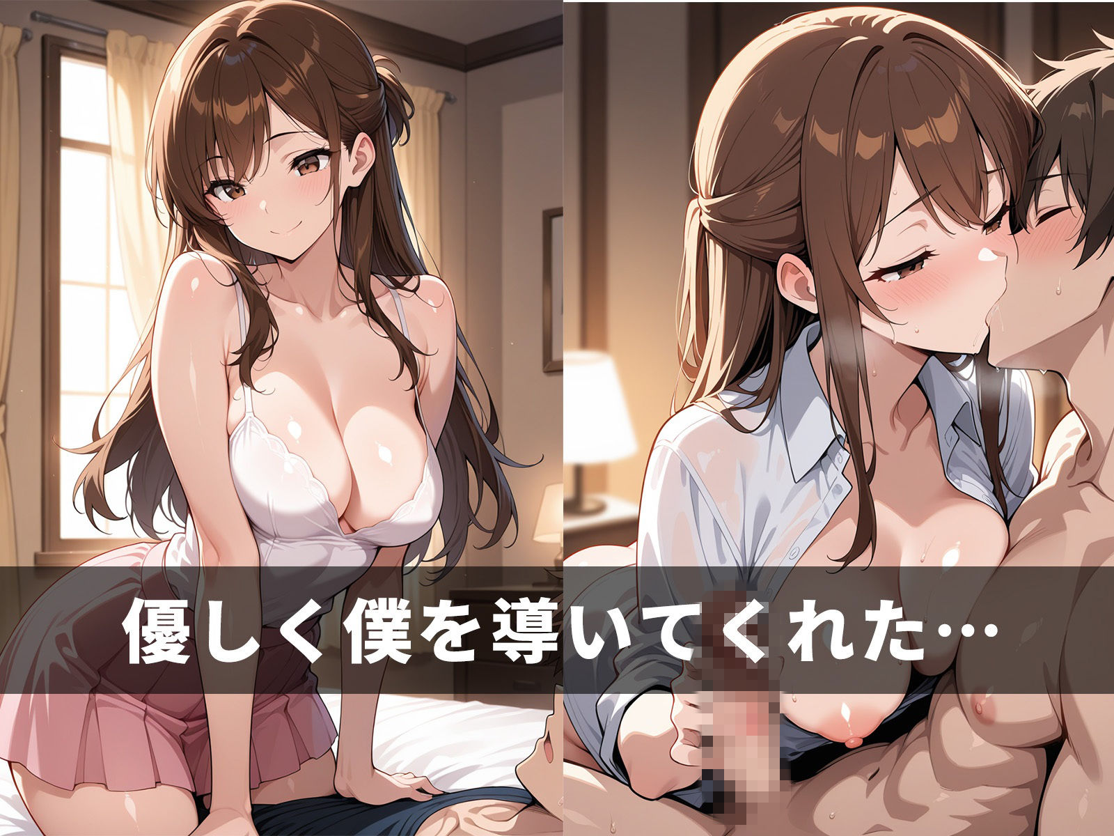 サンプル画像5:僕の家庭教師はHな女子大生優しく生ハメ筆おろし(パンドラの書庫) [d_691988]