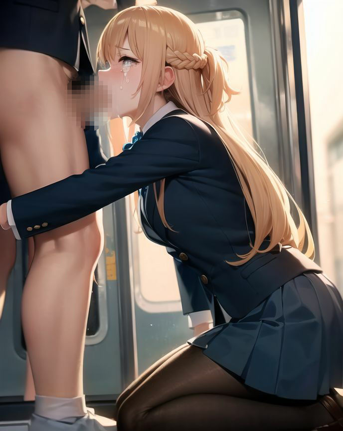 アスナの痴●電車_7