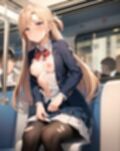 アスナの痴●電車