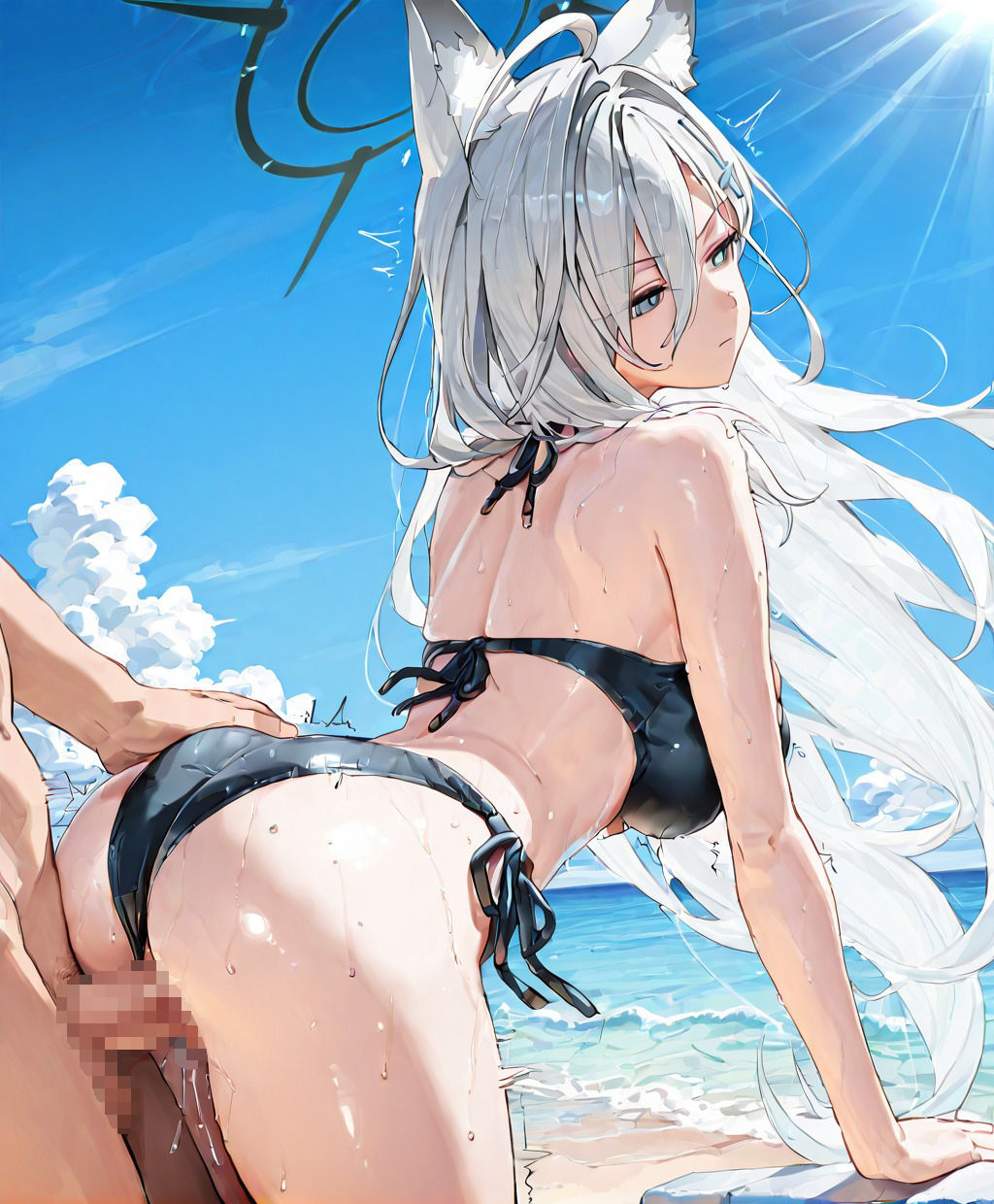 サンプル画像5:ブルー〇ーカイブ  ク〇コ水着えっち(おごとの社) [d_692020]