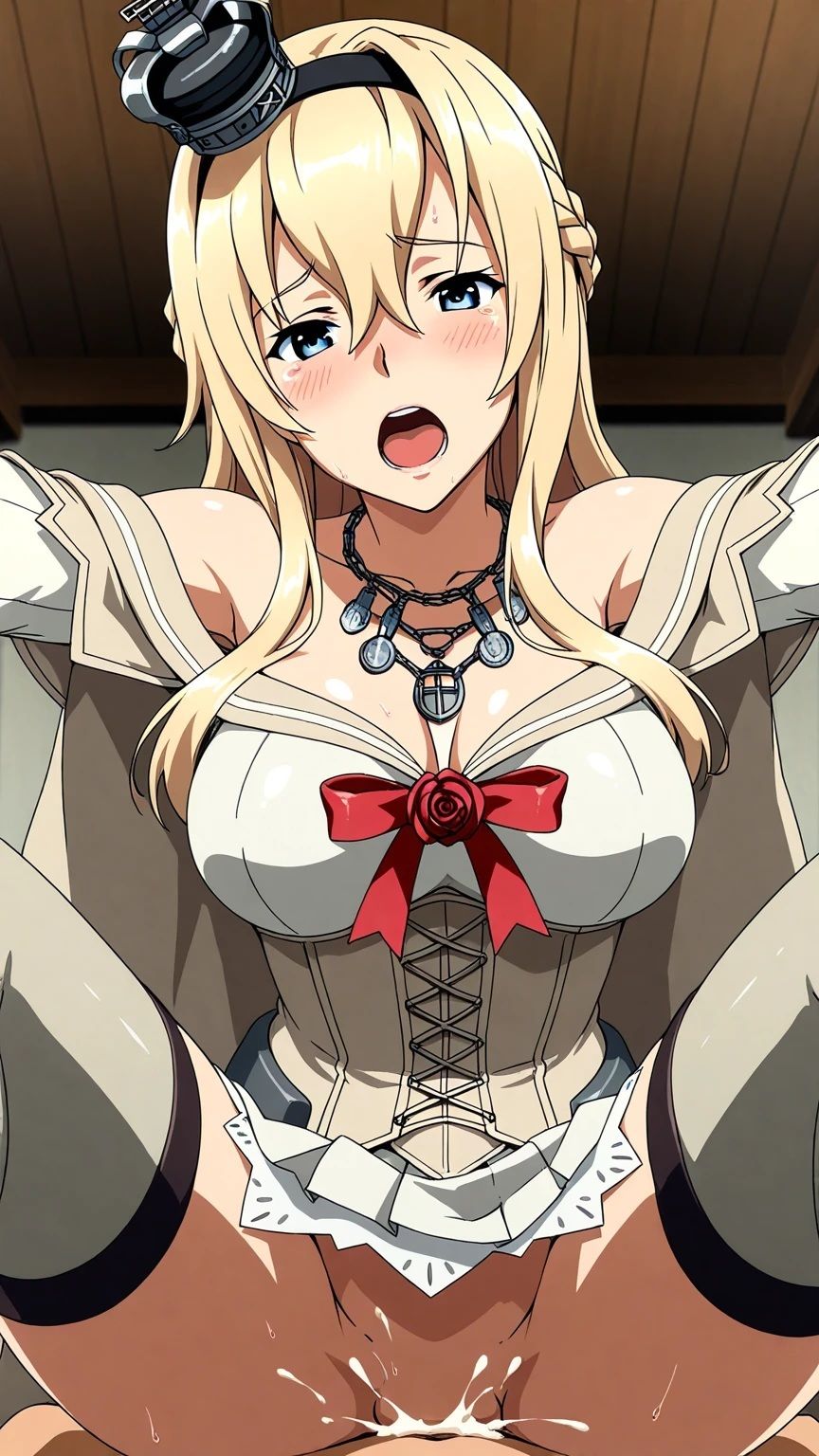 【艦〇れ】戦艦〇娘  エロCG集02  騎乗位  正常位  バック  アヘ顔  泣き顔  大和 画像2