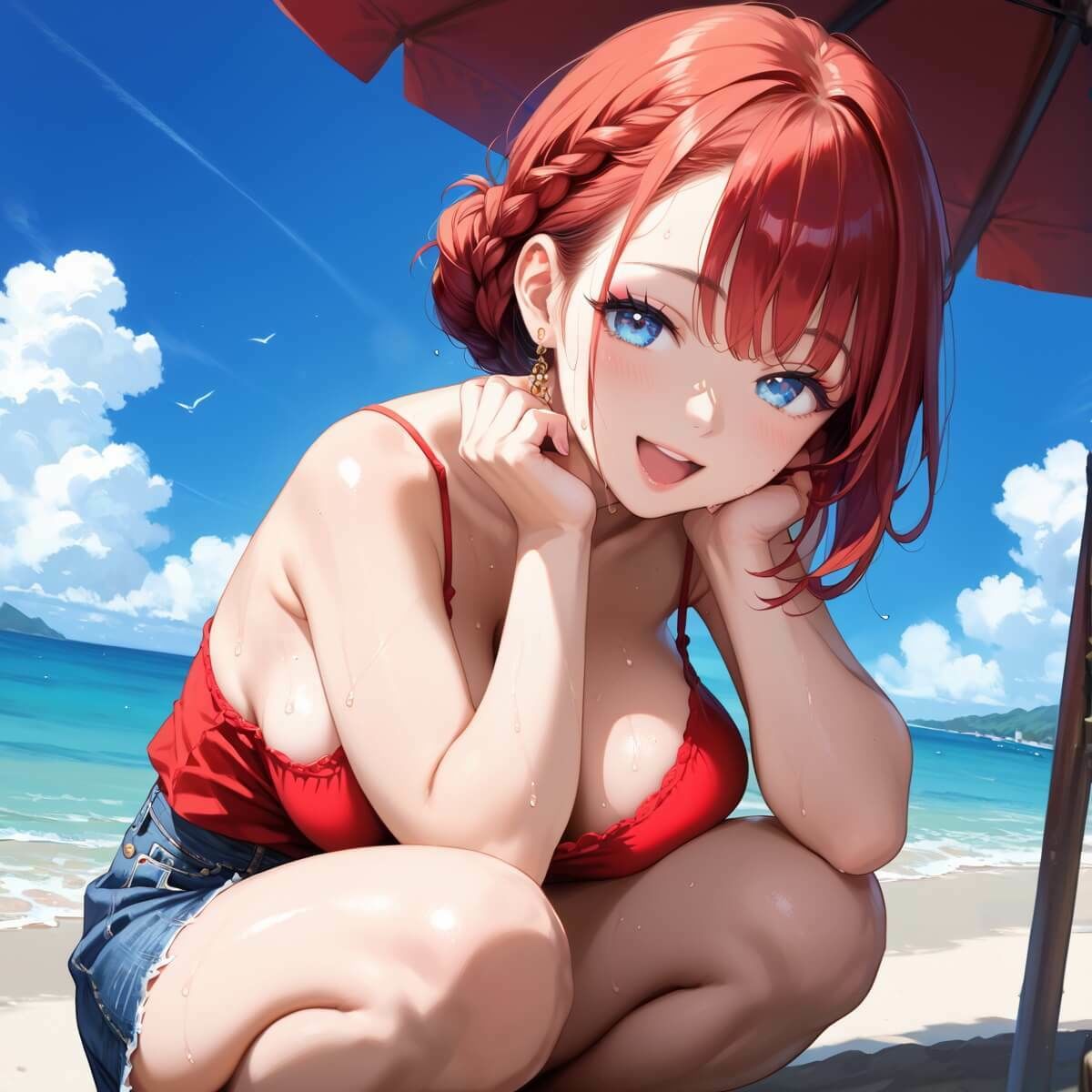 お色気お姉さんとエッチな海の家〜合法パフパフパンパンのお店〜【厳選CG220枚収録】 画像10