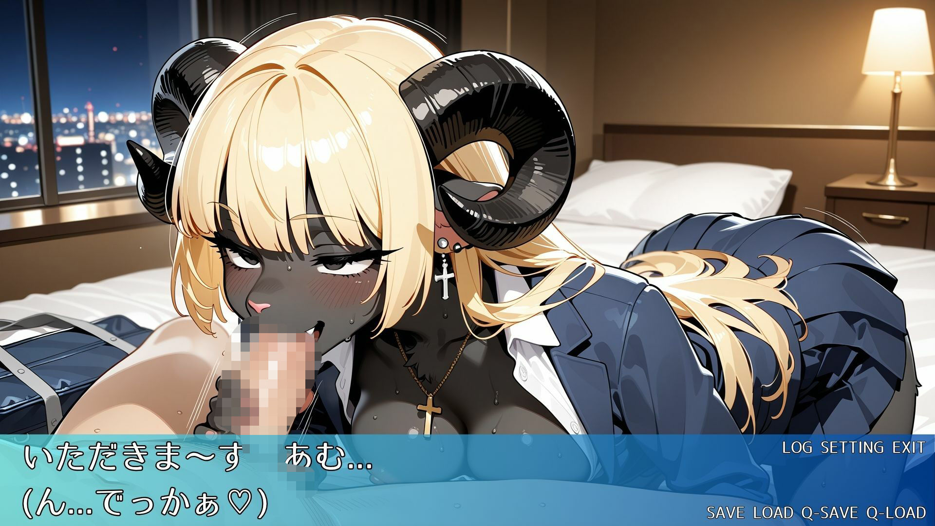 サンプル画像3:黒ヒツジちゃんがお小遣い稼ぎを頑張るCG集(けもらんだむ) [d_692376]