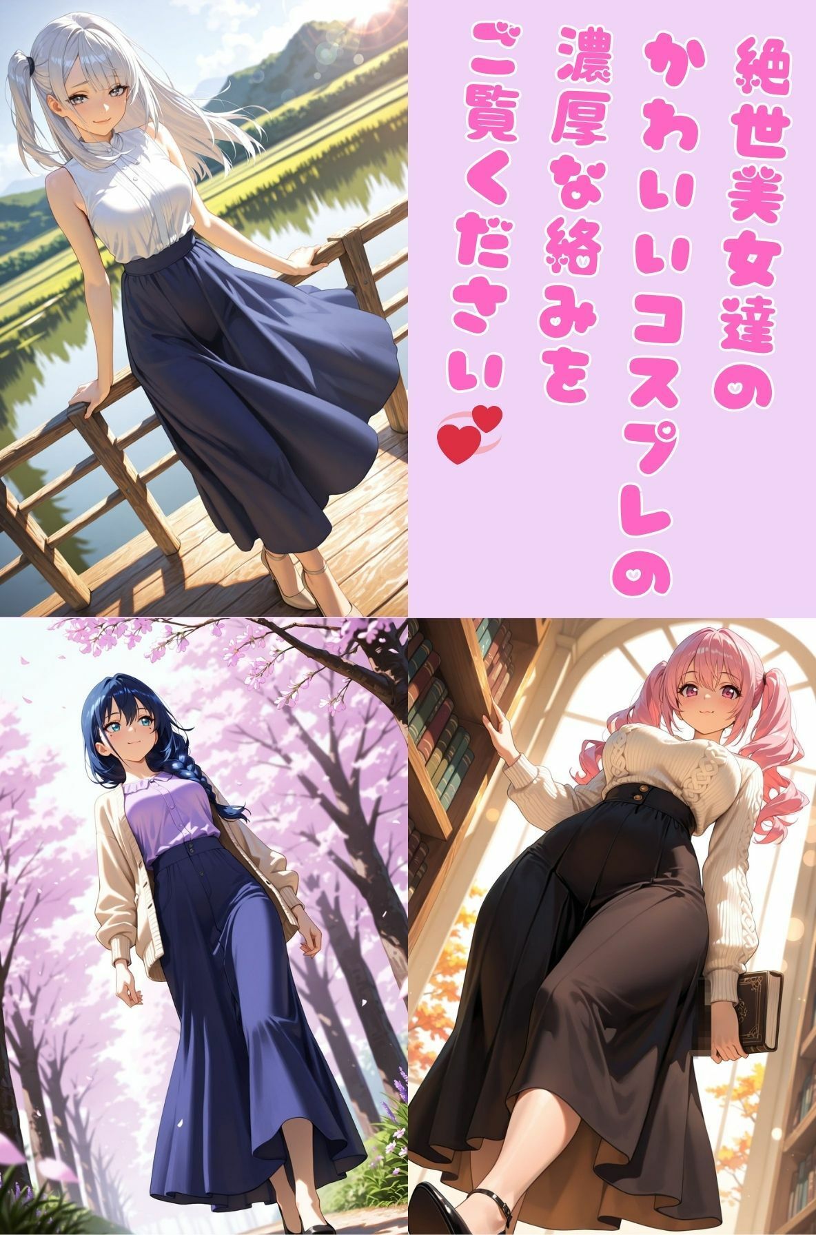 美女盛り（制服×ランジェリー×ベビードール） 画像1