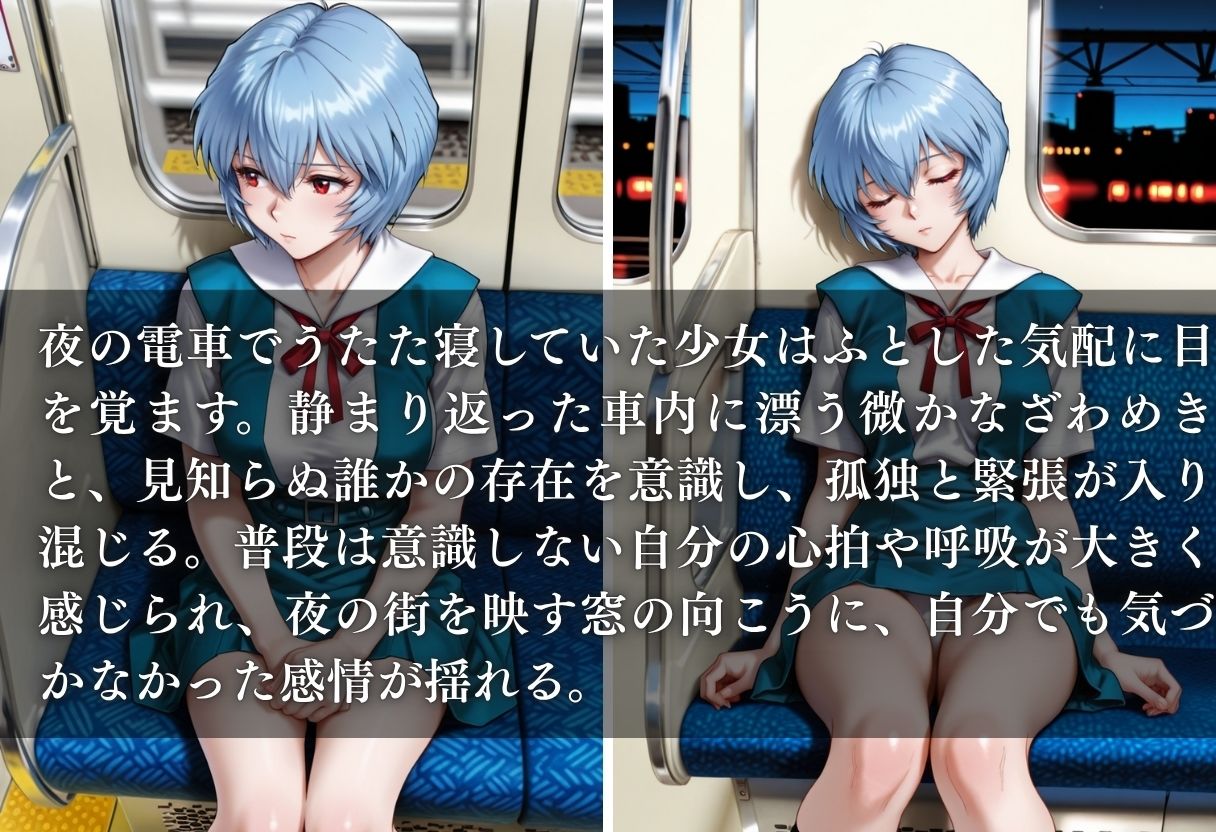 サンプル画像1:夜行線 その電車に帰り道なし レイ編(シコライド研究所) [d_692537]