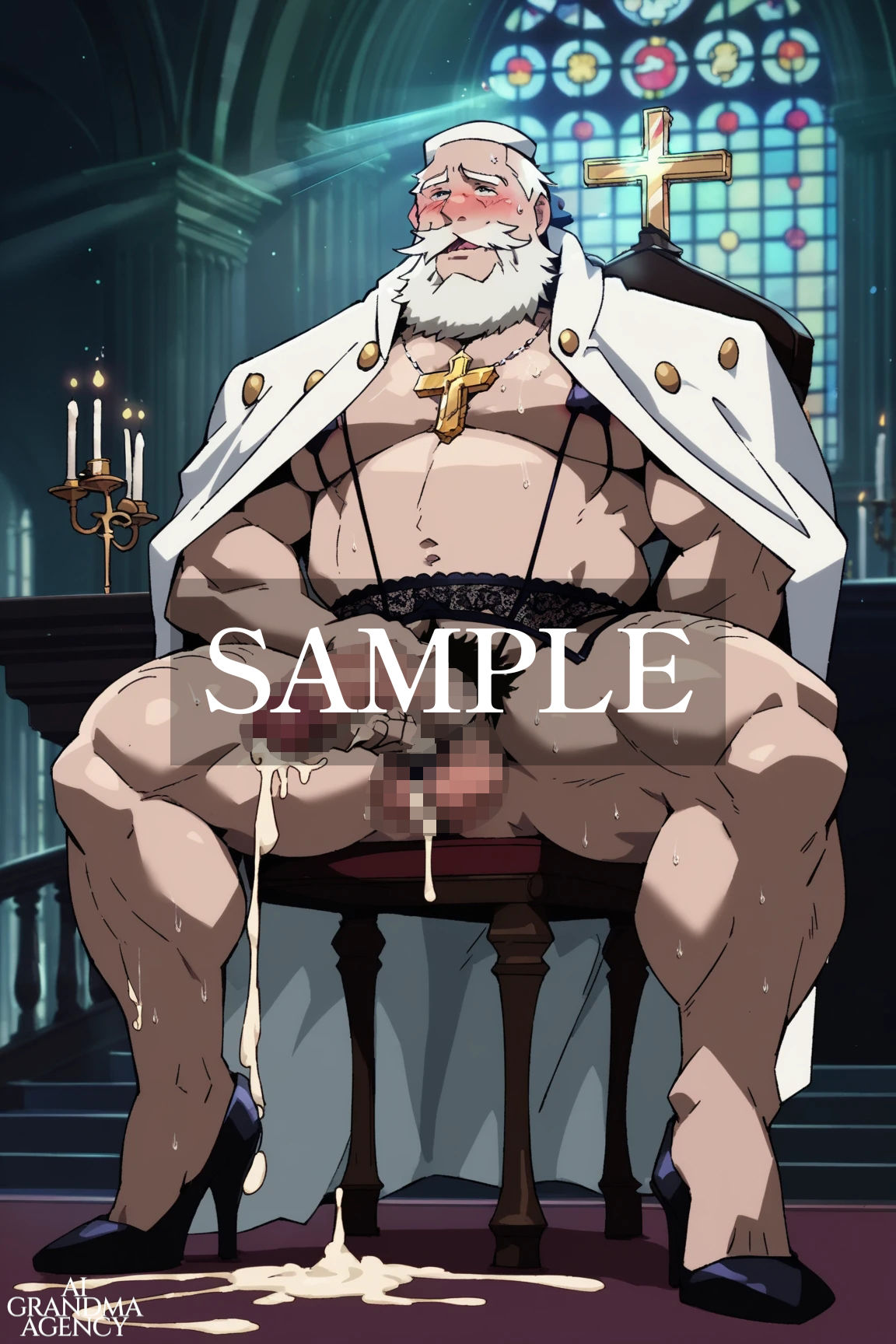 とにかく爺が射精しまくる 無料画像7