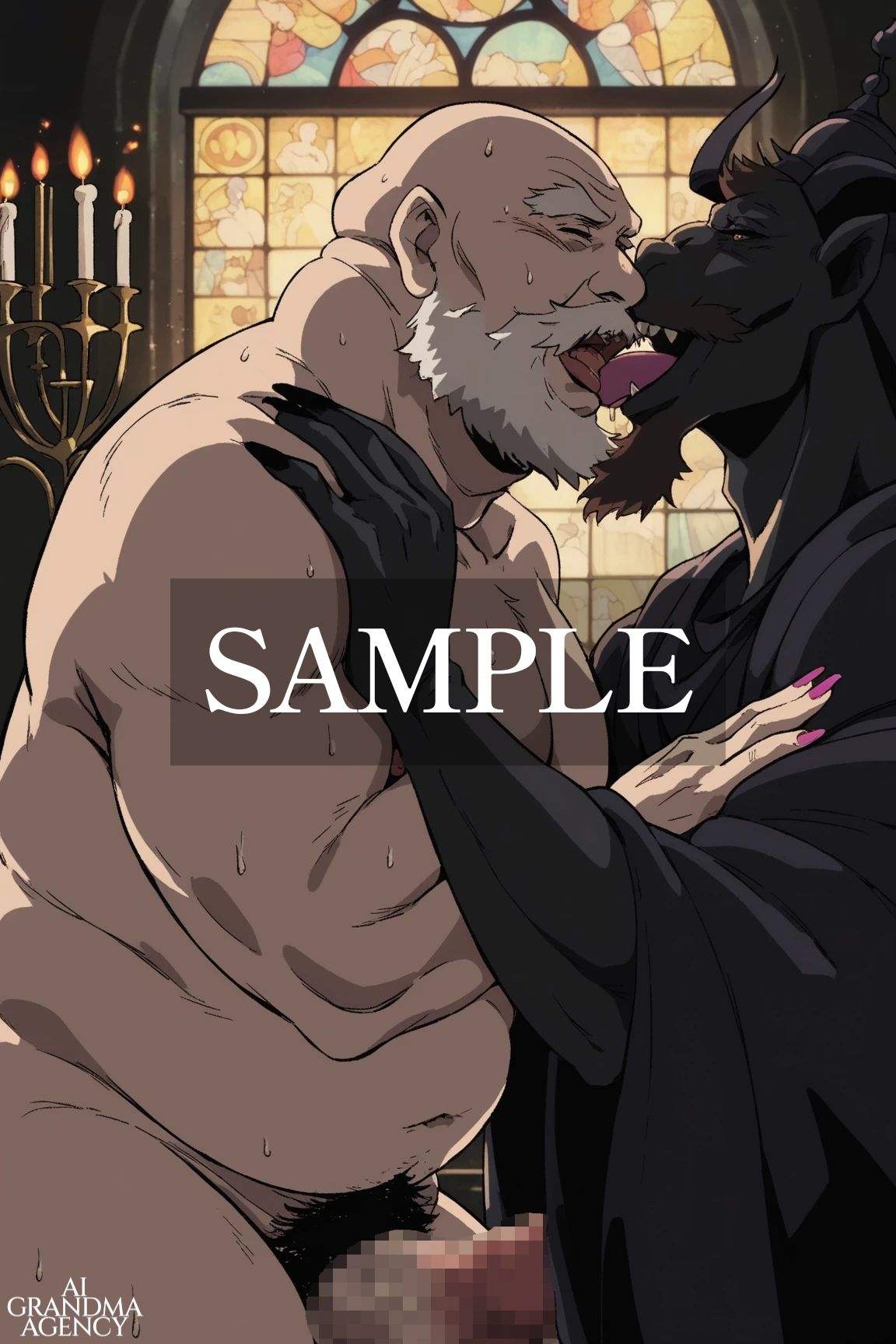 とにかく爺が射精しまくる 無料画像10