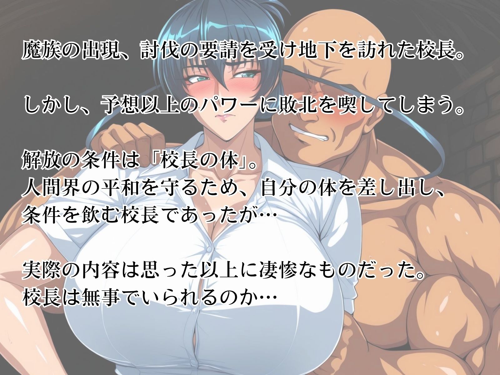 サンプル画像2:【アクメ】学園の校長が魔族の調査に行って中出しされる(まんきん) [d_692720]