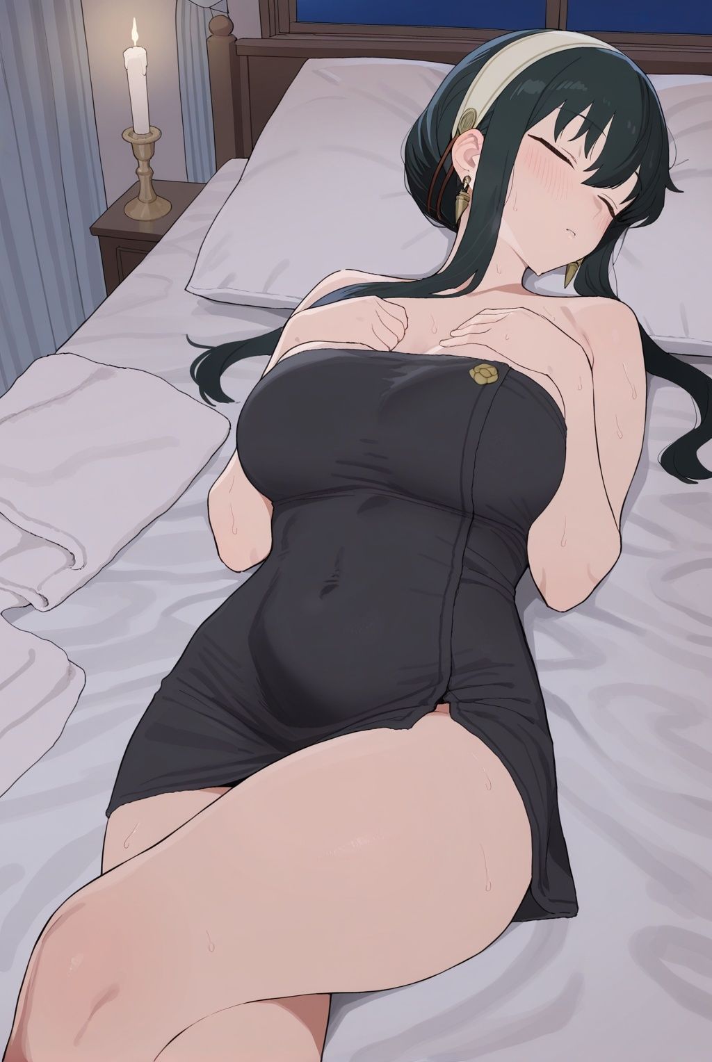 無防備なヨルさんを酔わせて性技を仕込んであげる話 画像2