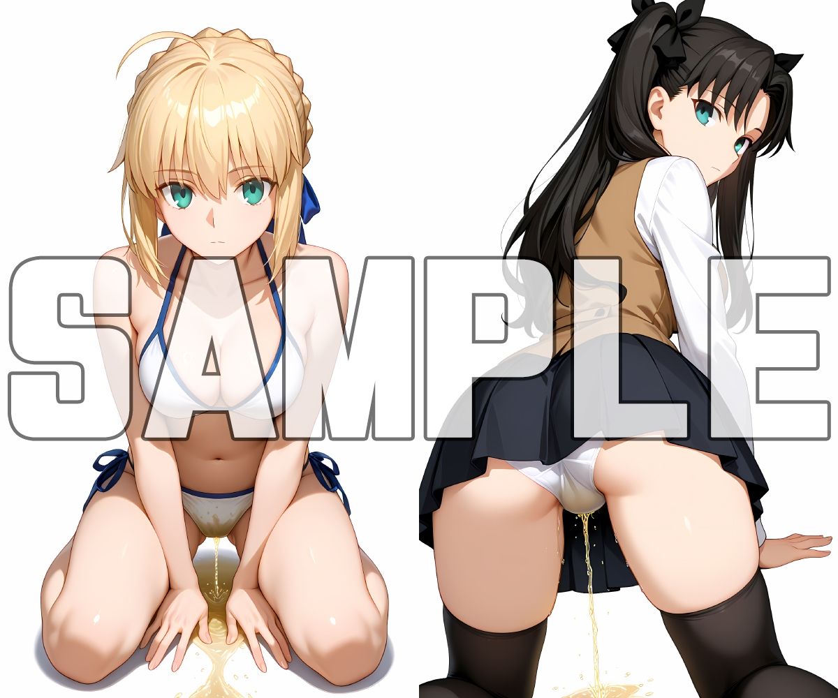 蔵出しおしっこお漏らしする「セ◯バー」と「遠◯凛」 画像3