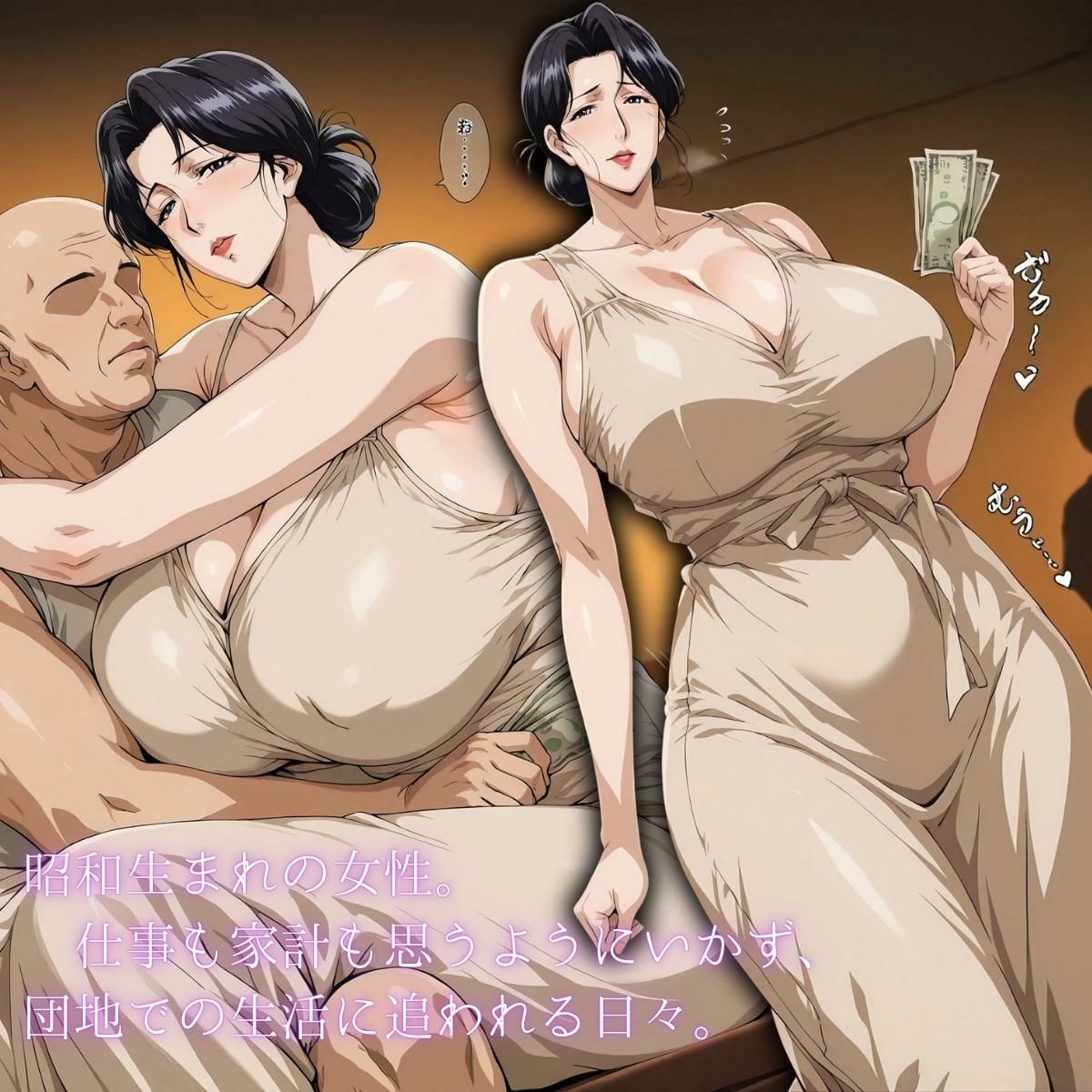 サンプル画像1:昭和生まれのパパ活  援助団地(AI美熟女) [d_693017]