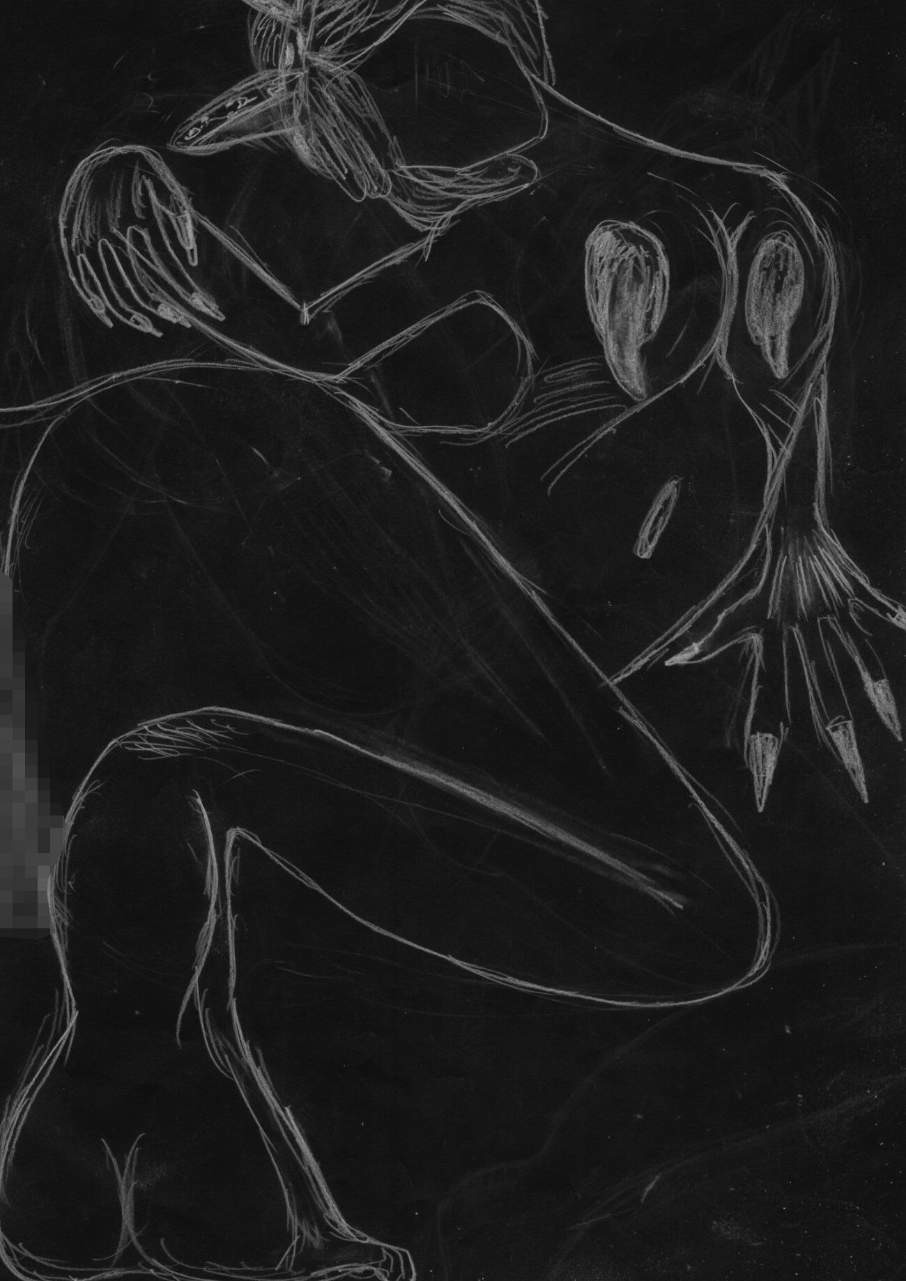 黒よりも黒いエロティックホラー黒戯絵集「マネキンポーズ8」 画像5