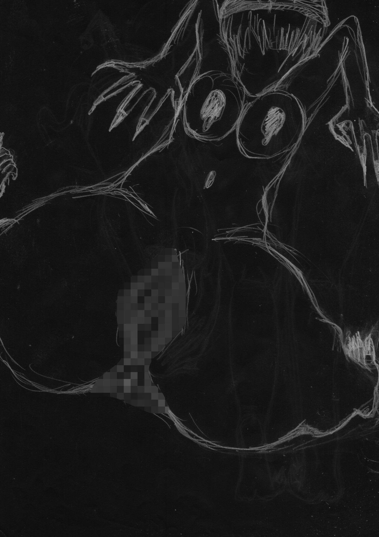 黒よりも黒いエロティックホラー黒戯絵集「マネキンポーズ8」 画像9