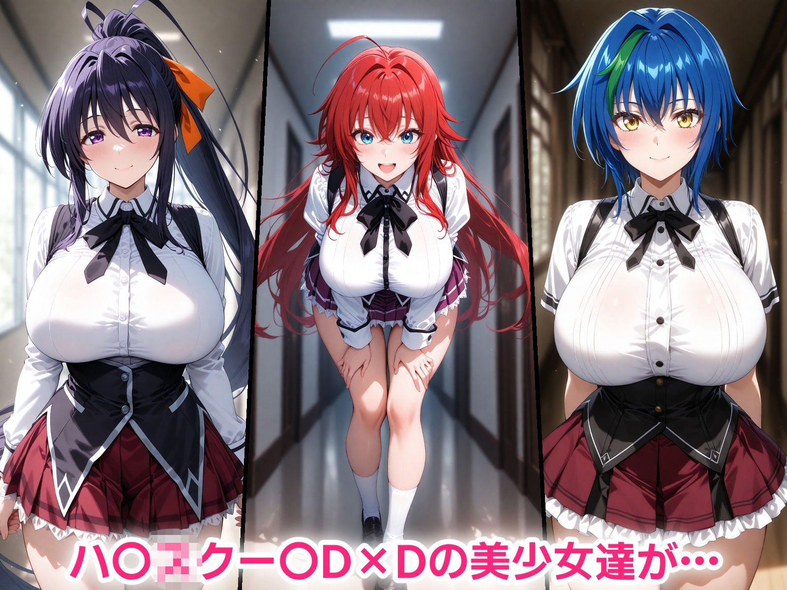 催●おじさんに寝取られるハ〇スクー〇D×Dの三人〜全員メス堕ち・孕ませ〜 画像1