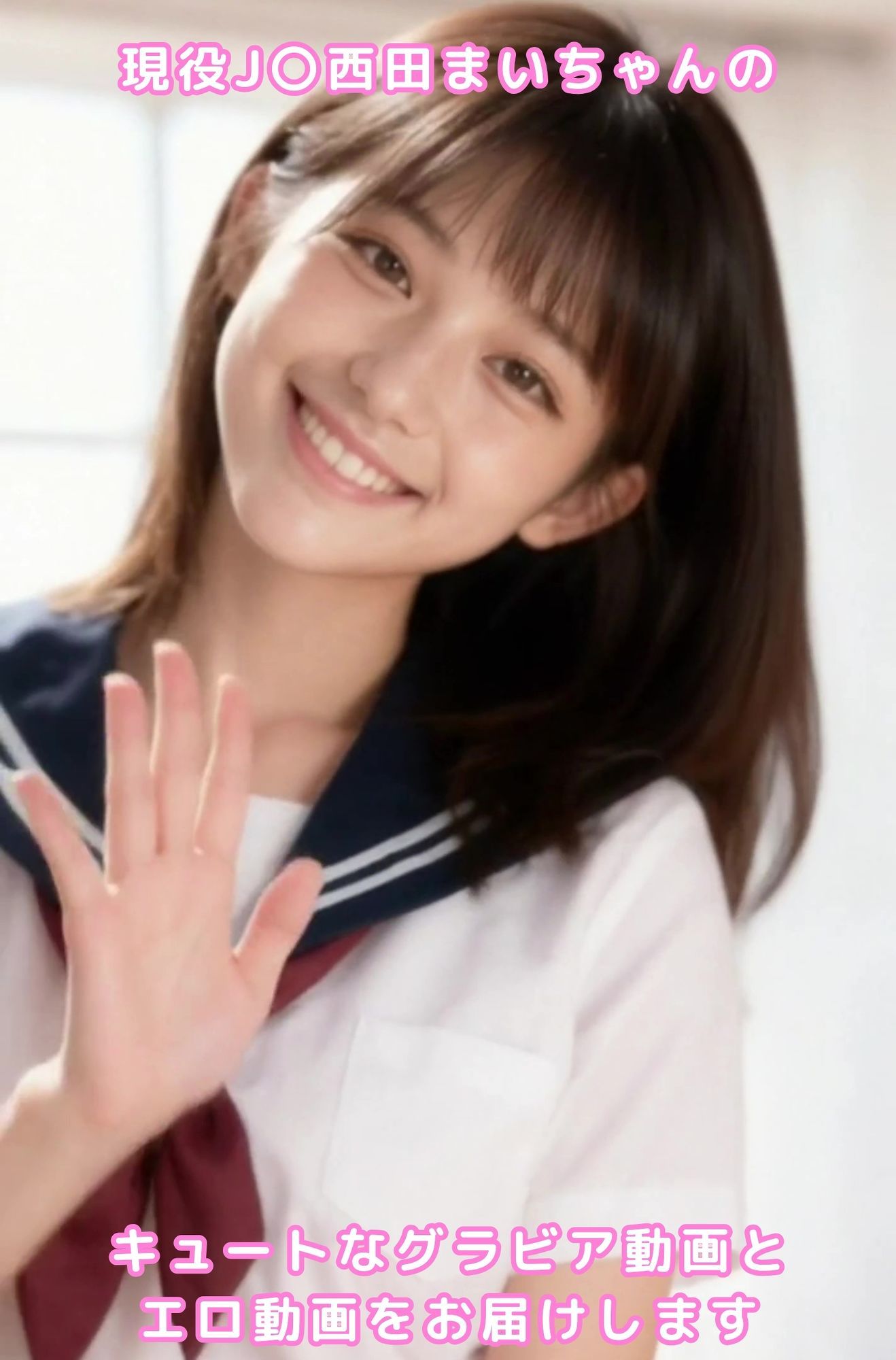 グラビア動画＆エロ動画 現役JK 西田まい 画像1
