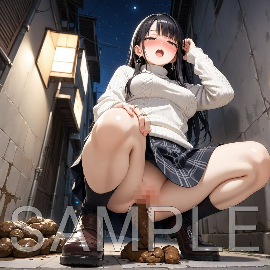路地裏脱糞 画像1